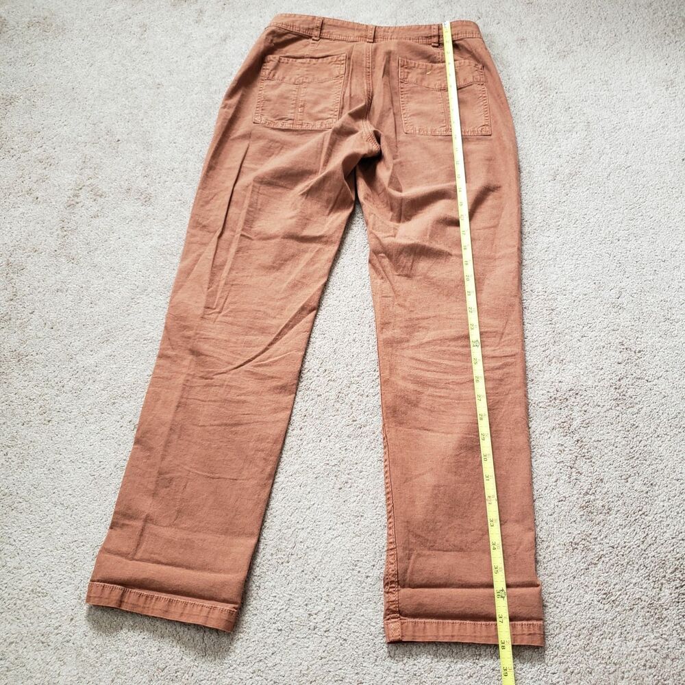 Anthropologie The Wanderer Utility Cargo Pants Clay Terra Cotta Color Size 26 - Picture 9 of 13
